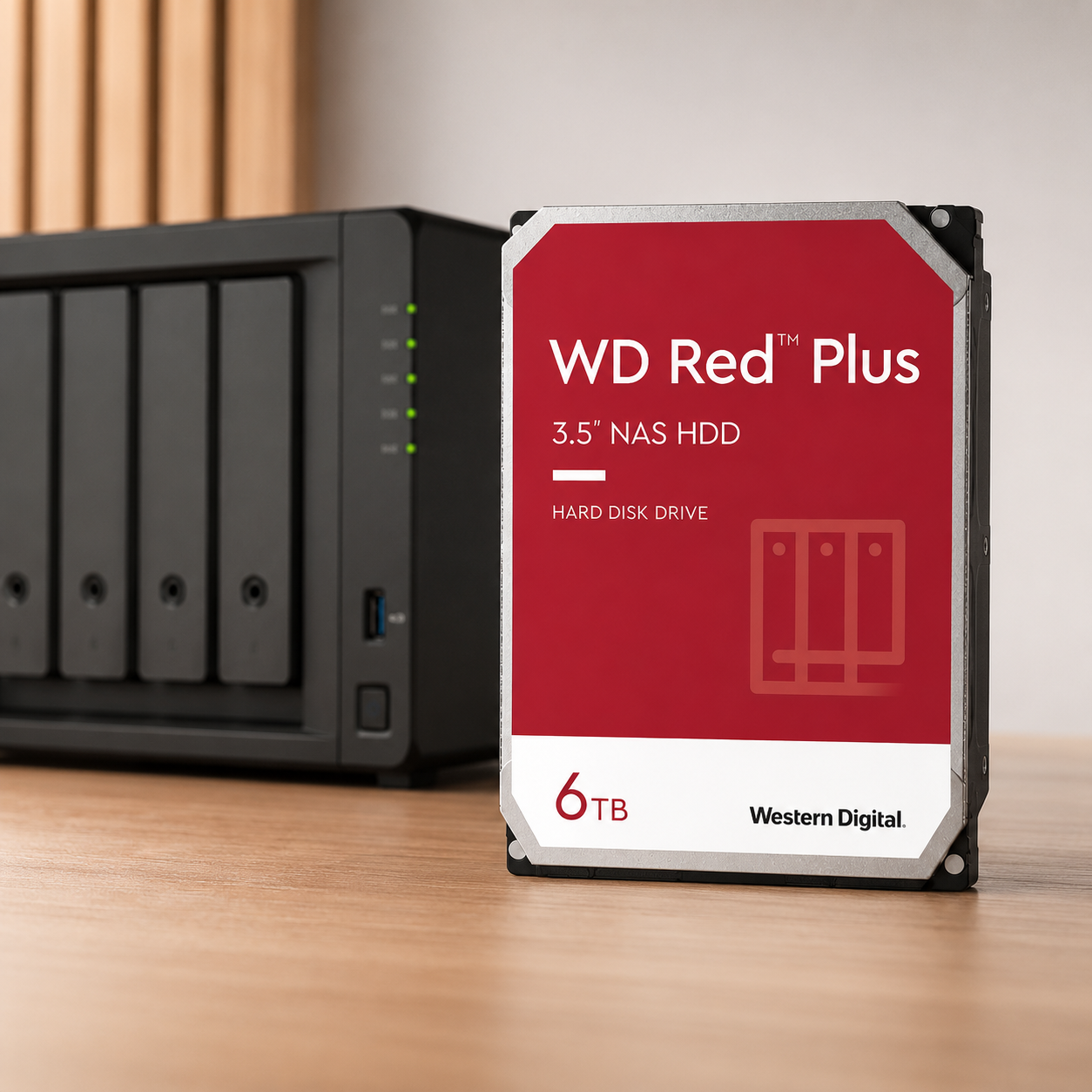 6TB - WD Red Plus Internal NAS HDD 3.5