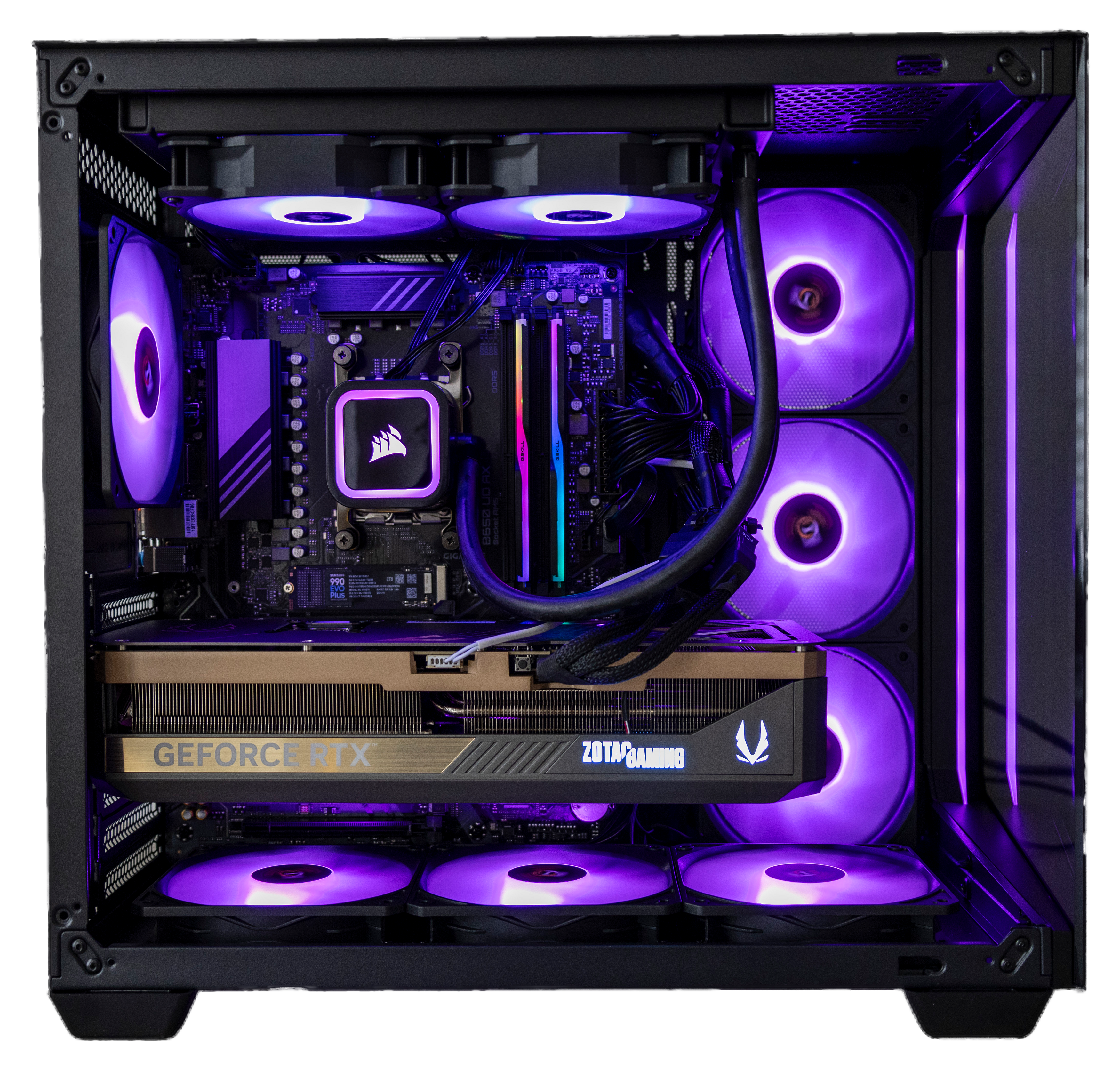 PC Gaming ATI Nightfall Overlord  AMD Ryzen 7 9800X3D 32GB GeForce RTX 5080 SSD 2TB Windows 11