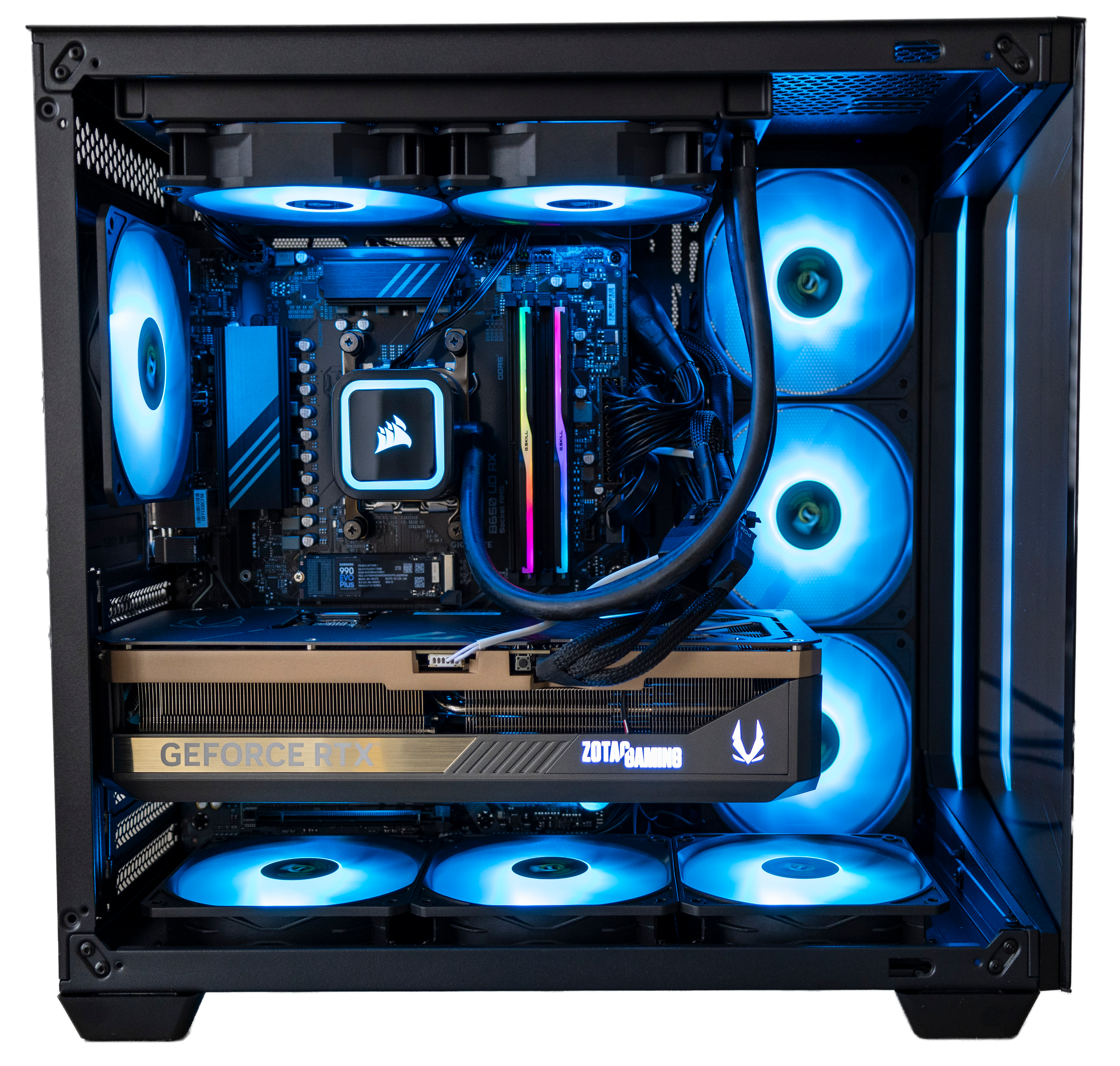 PC Gaming ATI Nightfall Overlord  AMD Ryzen 7 9800X3D 32GB GeForce RTX 5080 SSD 2TB Windows 11