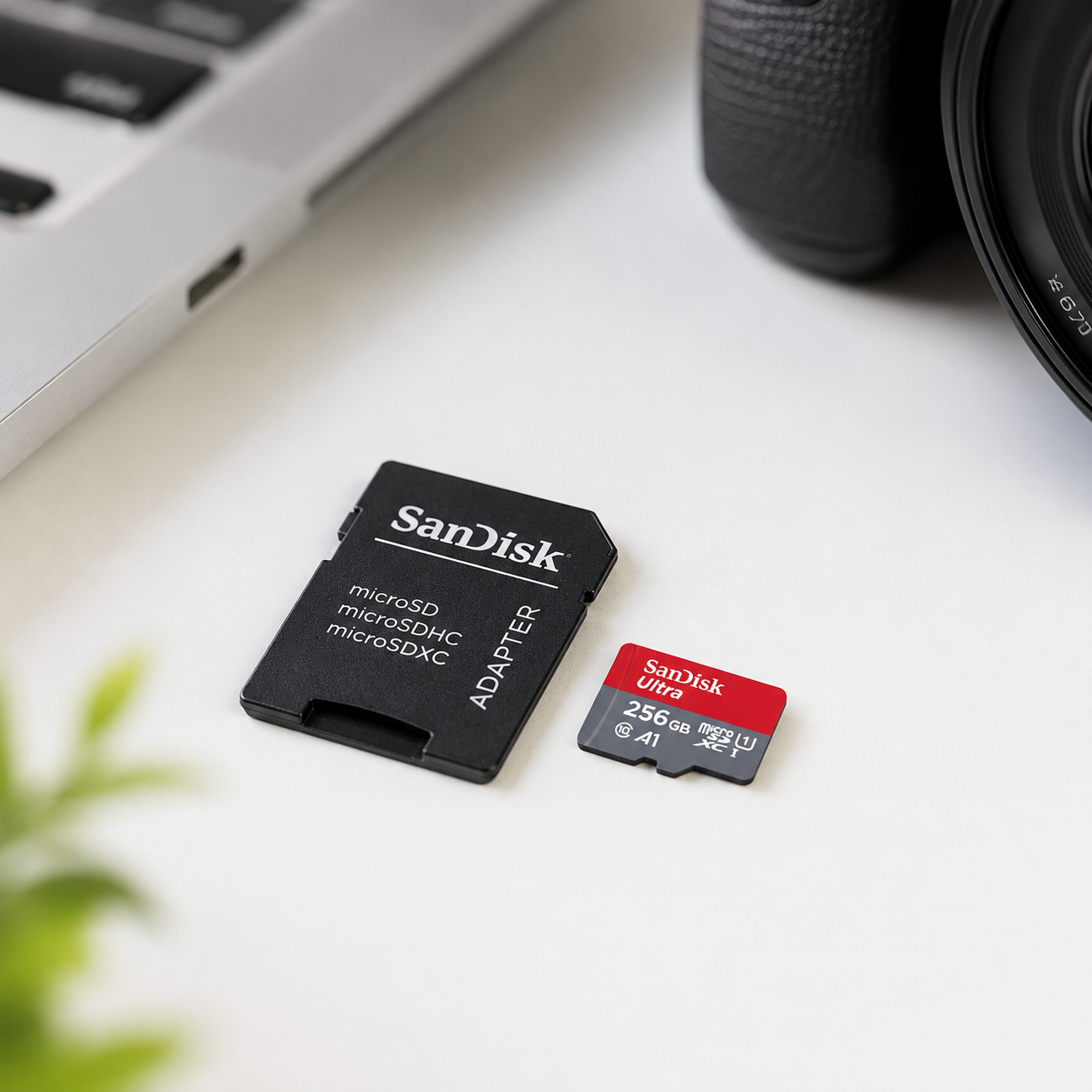 Card de memorie SanDisk Ultra microSDXC, 256GB, 150MB/s, A1, Class 10, UHS-I + SD Adapter