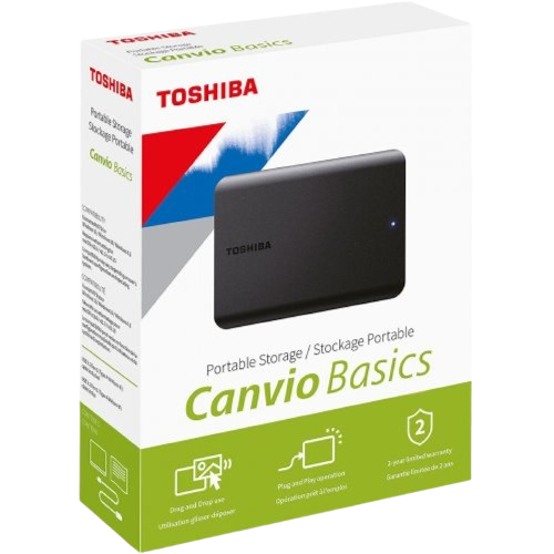 HDD Toshiba 2TB USB 3.0 2.5'' Negru